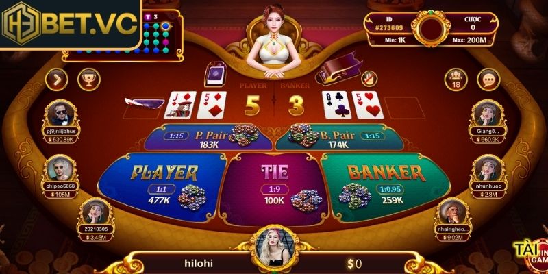 Luật chơi cơ bản trong Baccarat