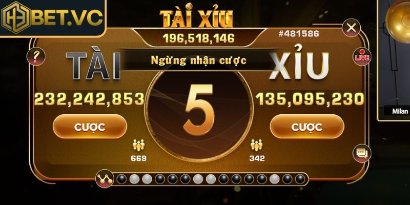 Tài Xỉu H3BET Online – Chiến Thuật Và Mẹo Chơi Từ Cao Thủ 1 Tổng quan về tài xỉu H3BET online